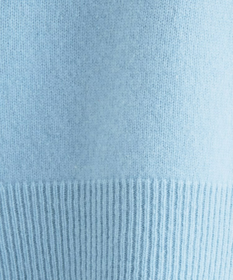 【洗える/カシミヤ混】ミドルゲージVネックニット14