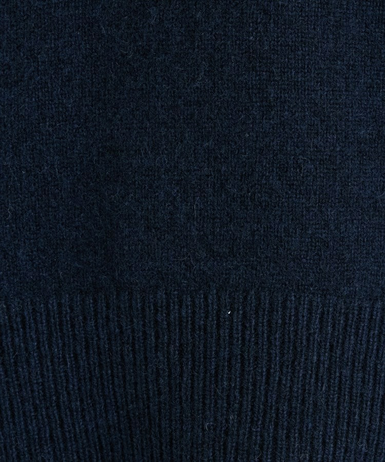 【洗える/カシミヤ混】ミドルゲージVネックニット18