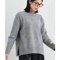 【冬ニット人気NO．1！／カシミヤ混】ミドルゲージハイネックニット