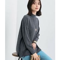 【洗える／毛玉になりにくい】エクストラファインウール ハイネックニット