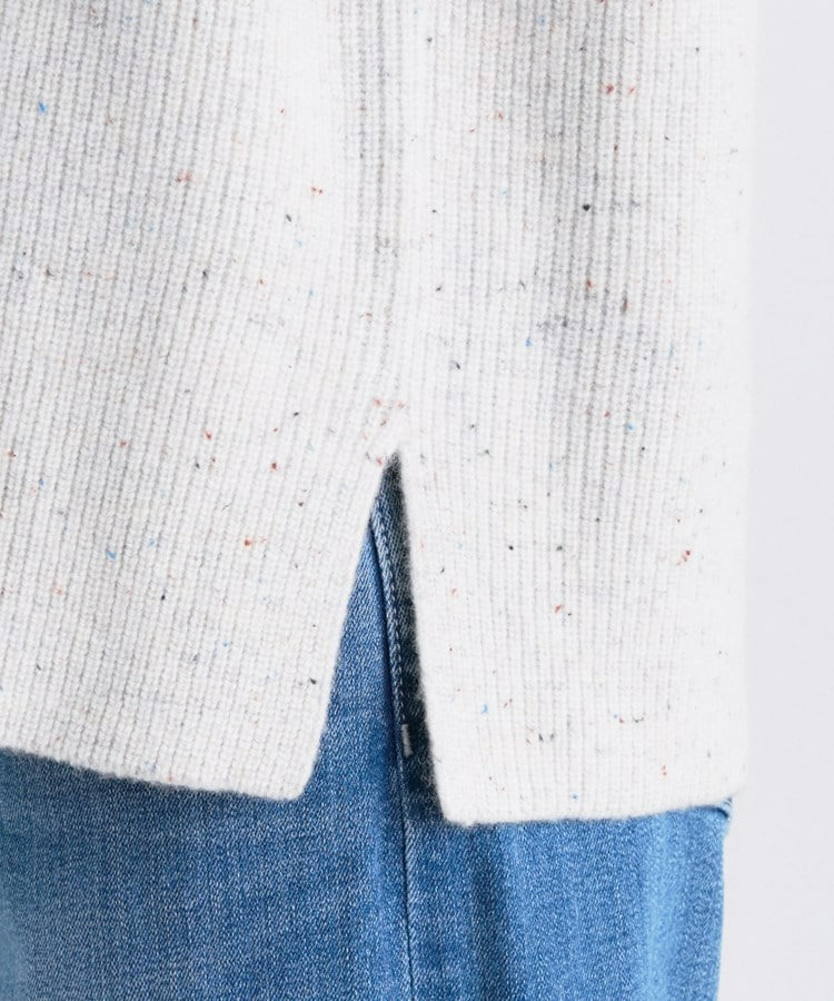 【洗える】カラーネップ ダブルジップカーディガン21