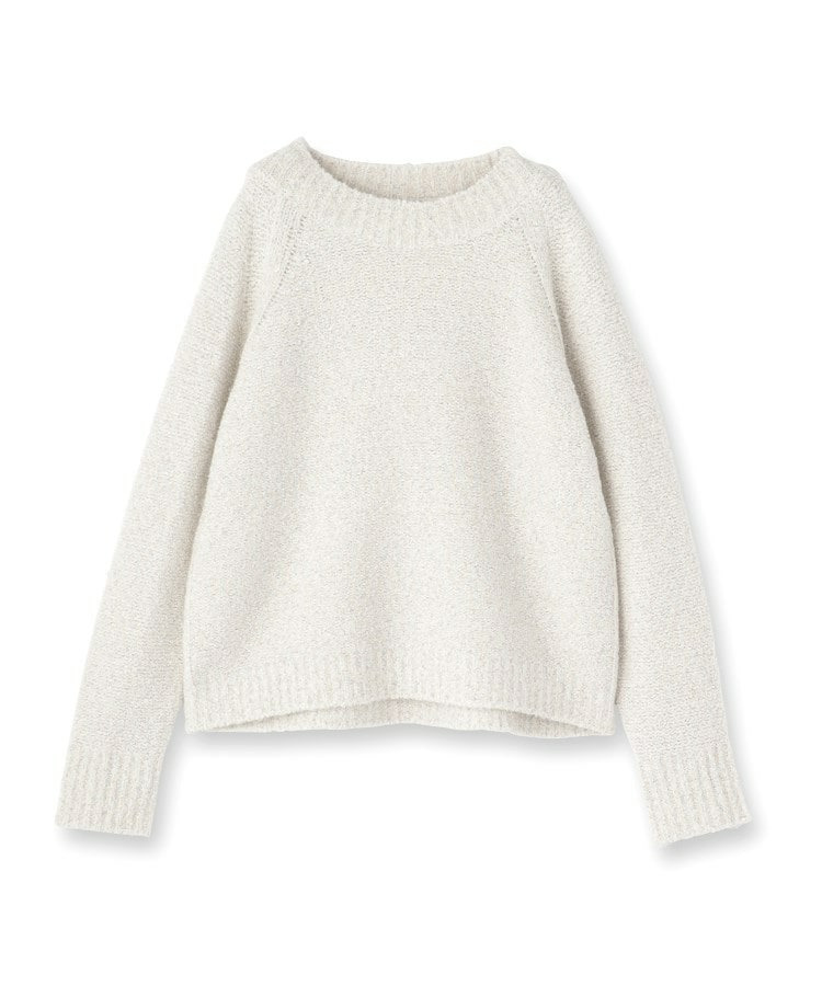 【洗える/ラメ/意匠感】ミックスブークレニット2