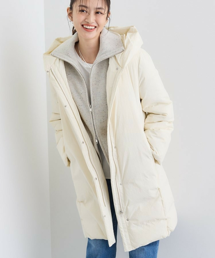 【撥水/洗える】ステッチレス ロングダウンコート1