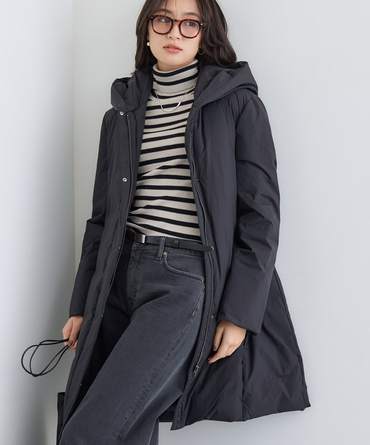 【撥水/洗える】ステッチレス ロングダウンコート1