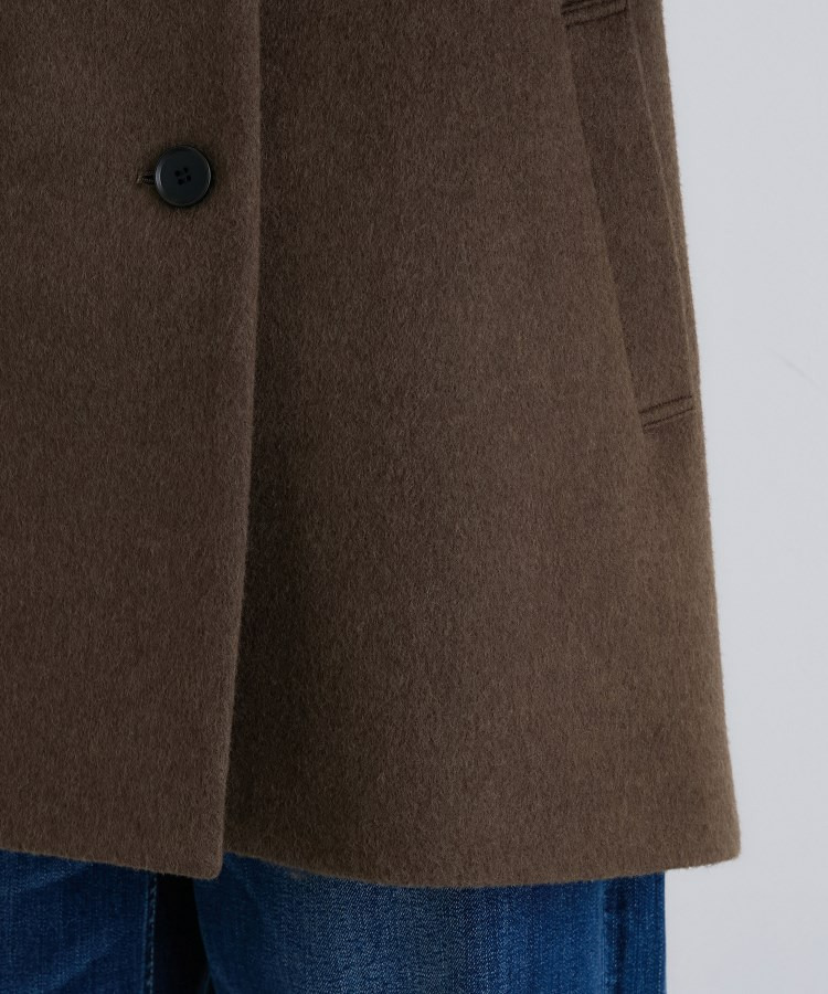 【日本製/ミドル丈】スタンドカラーミドルコート30