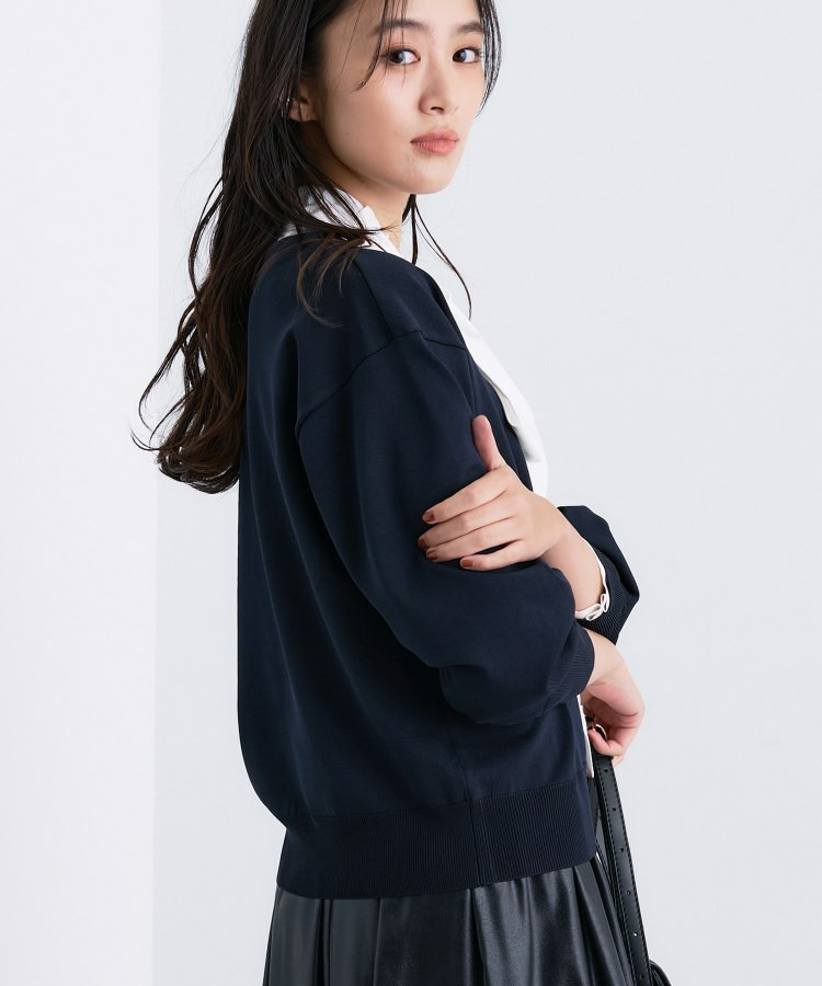 ボートネック ストレッチニット14