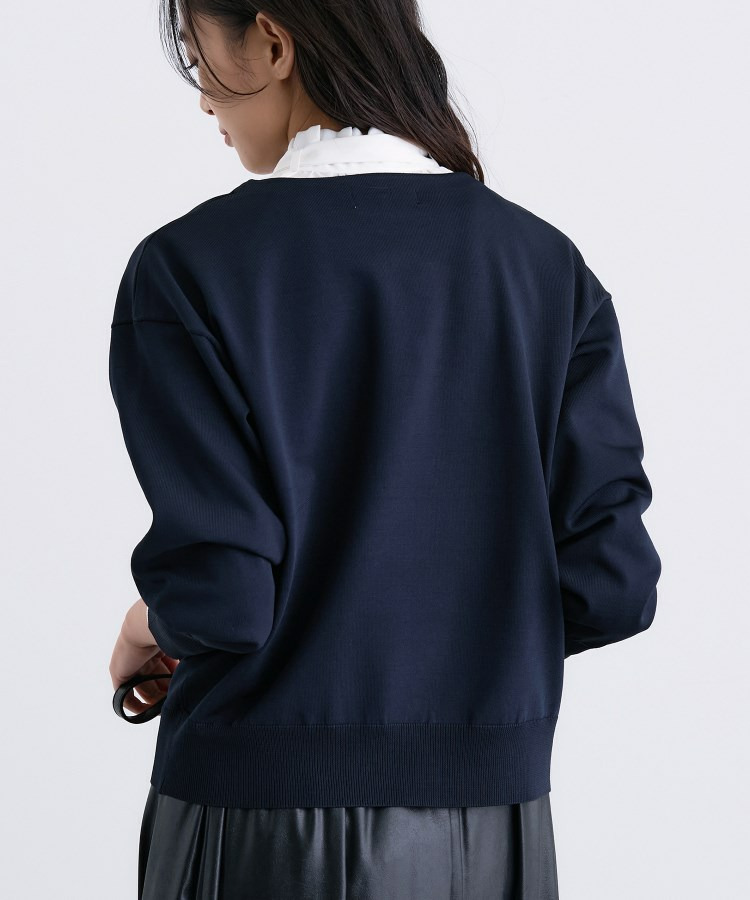 ボートネック ストレッチニット15