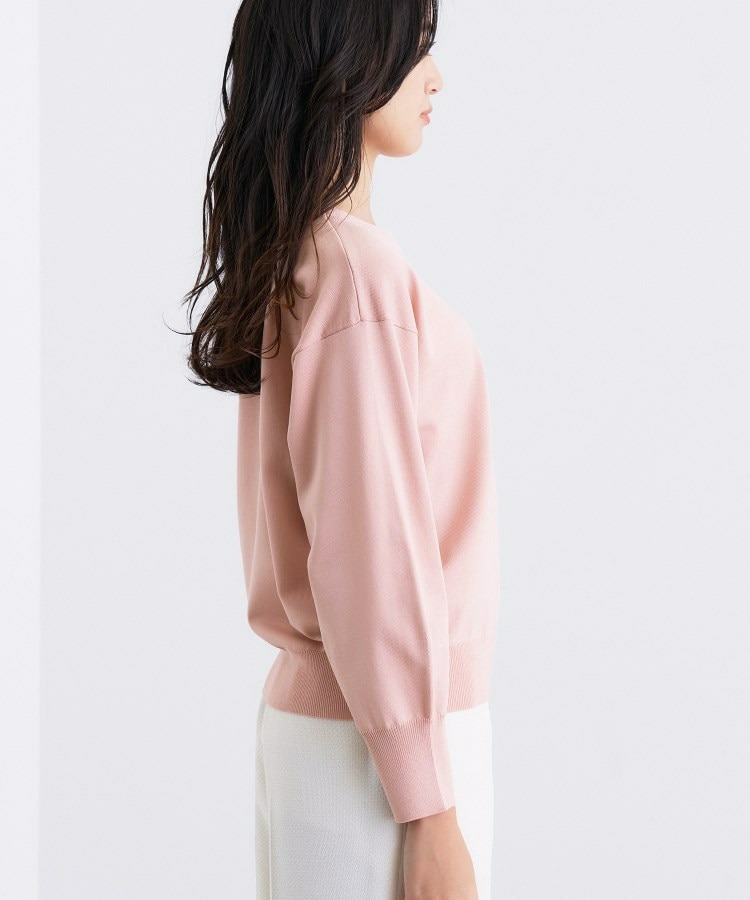 ボートネック ストレッチニット19