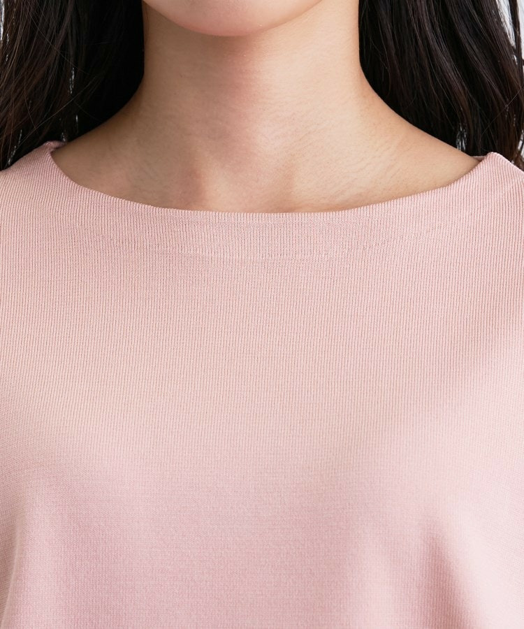 ボートネック ストレッチニット21