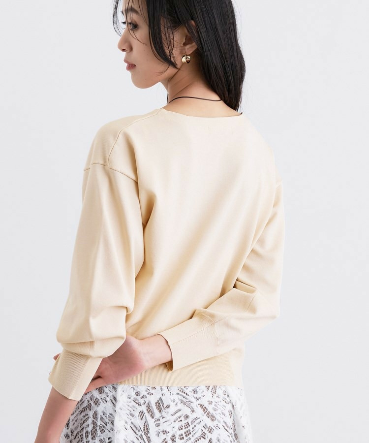 ボートネック ストレッチニット7