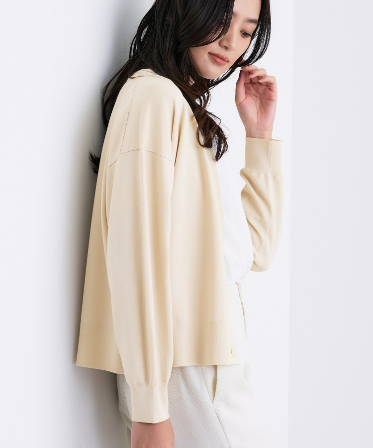 Vネック ストレッチカーディガン11