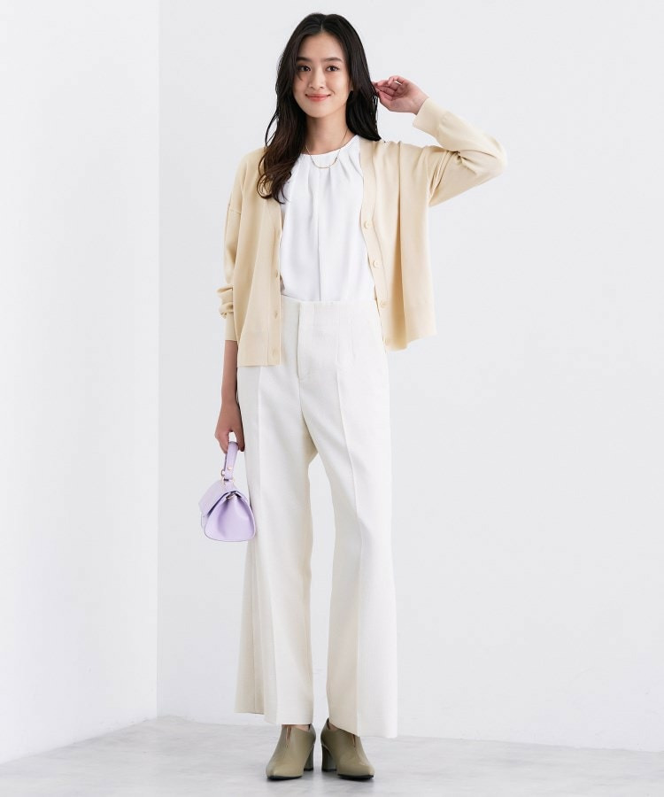 Vネック ストレッチカーディガン13