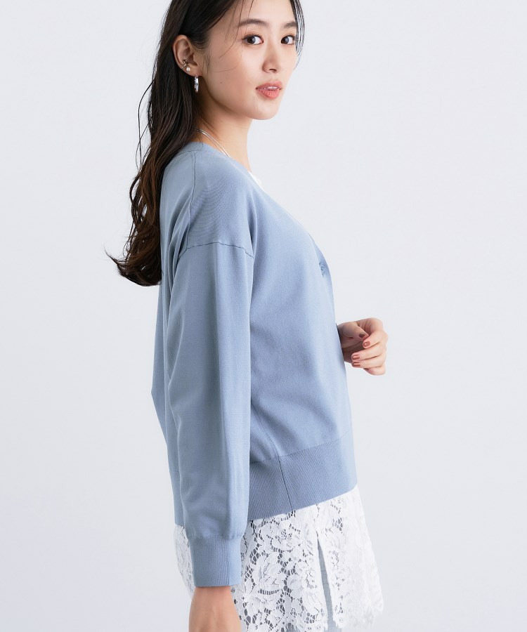 Vネック ストレッチカーディガン15