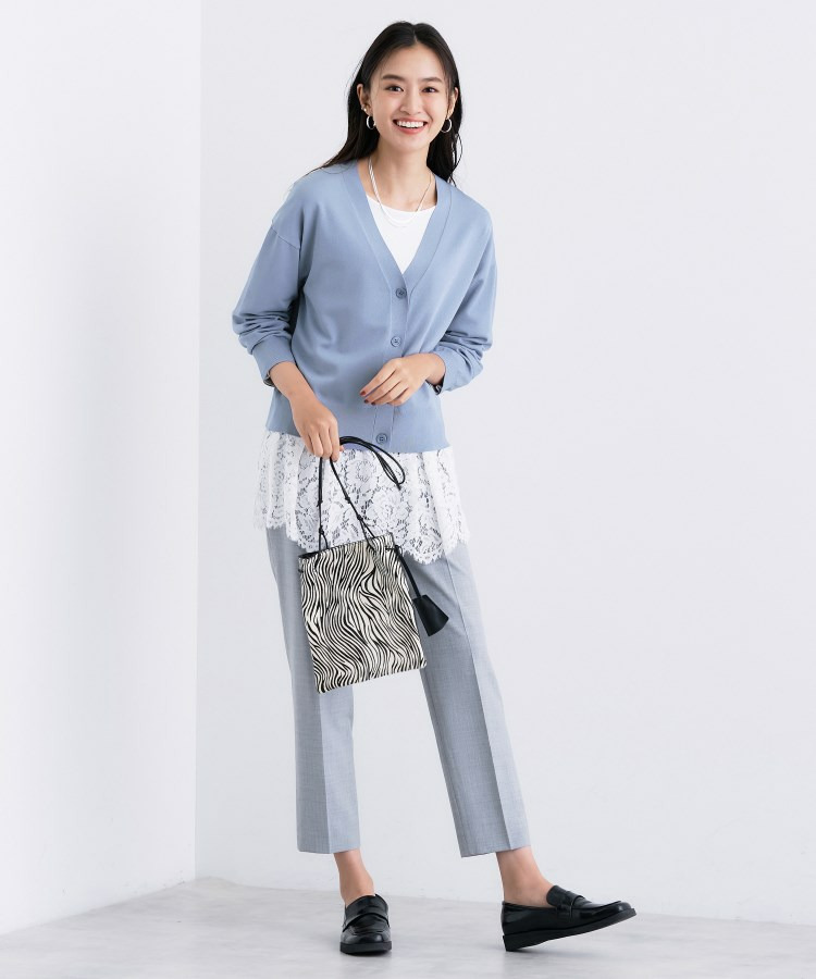 Vネック ストレッチカーディガン17