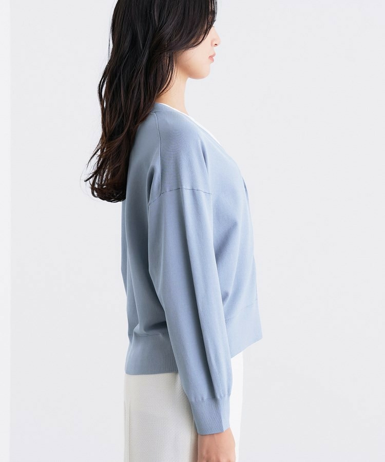 Vネック ストレッチカーディガン20