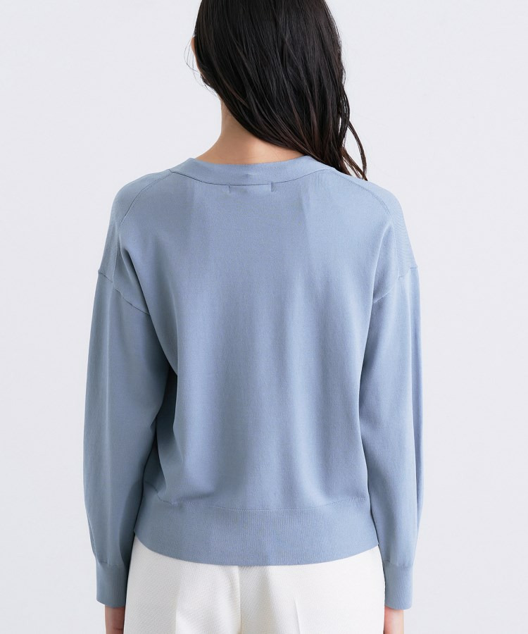 Vネック ストレッチカーディガン21