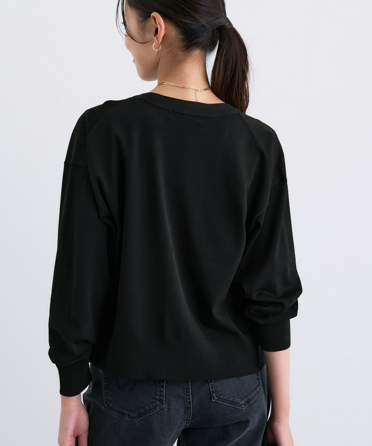 Vネック ストレッチカーディガン4