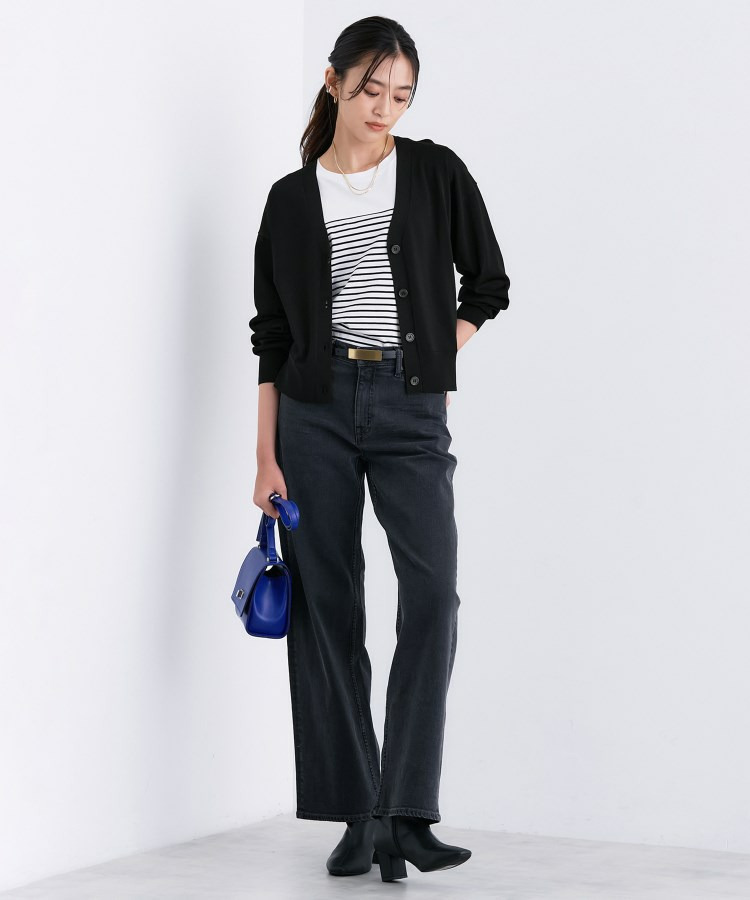 Vネック ストレッチカーディガン5