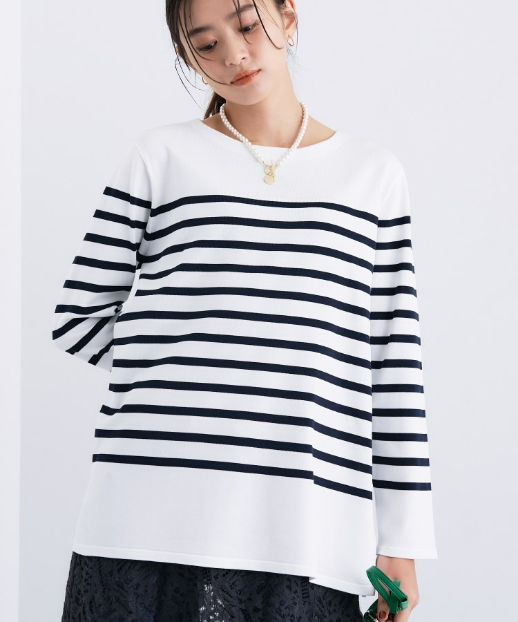 ロングライン ストレッチニット1