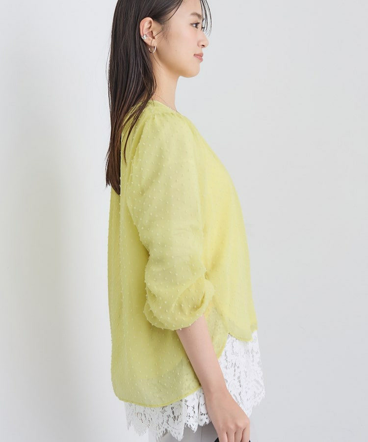 【袖コンシャス】シアードットブラウス15