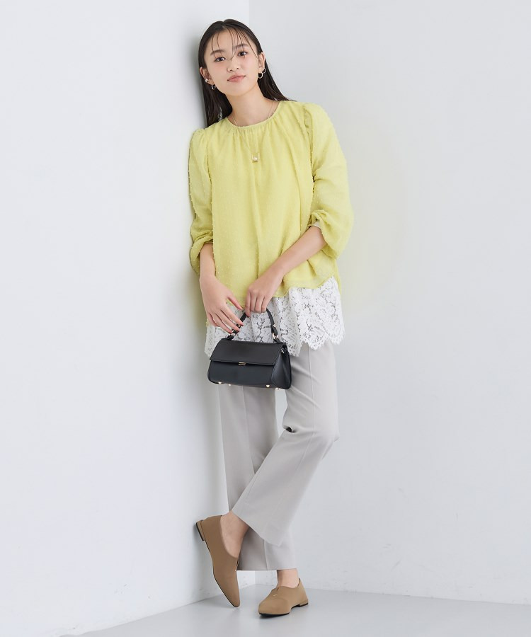 【袖コンシャス】シアードットブラウス17