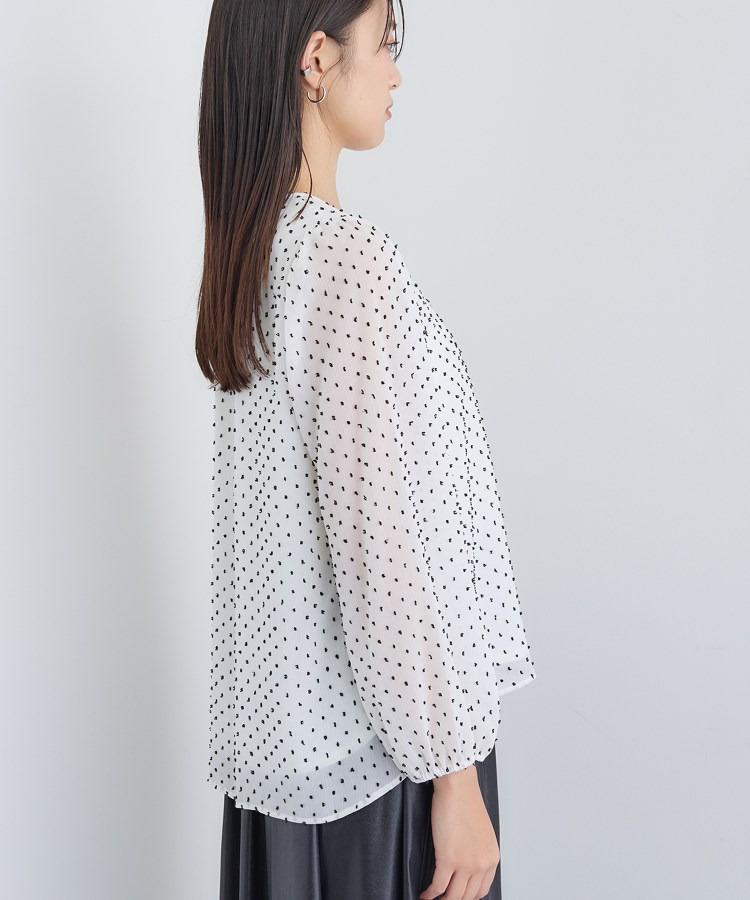 【袖コンシャス】シアードットブラウス19