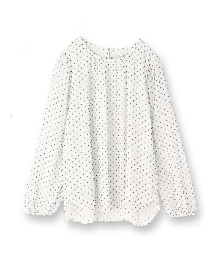 【袖コンシャス】シアードットブラウス2