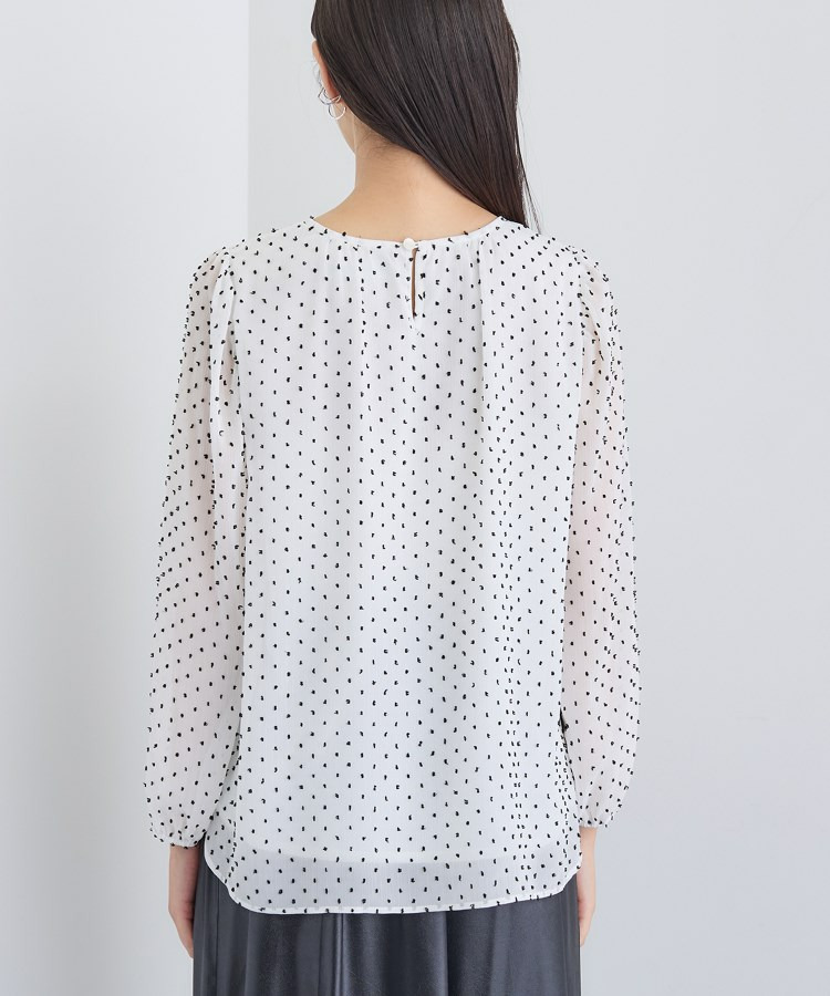 【袖コンシャス】シアードットブラウス20