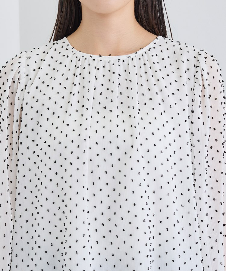 【袖コンシャス】シアードットブラウス21