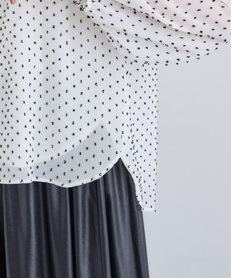 【袖コンシャス】シアードットブラウス24