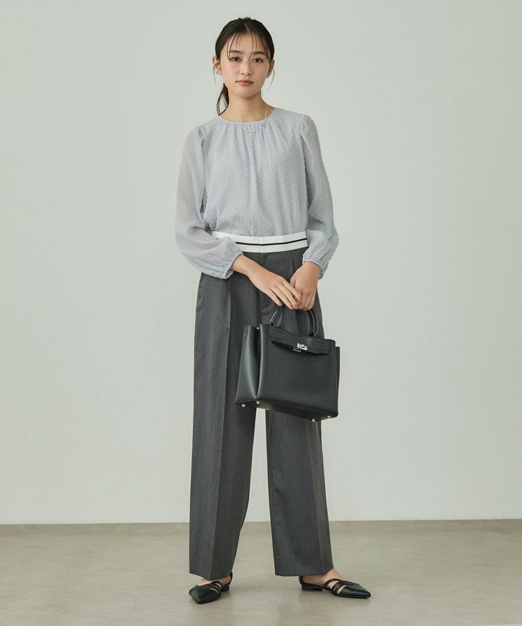 【袖コンシャス】シアードットブラウス9