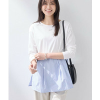 【レイヤードにおすすめ】切り替えデザイントップス