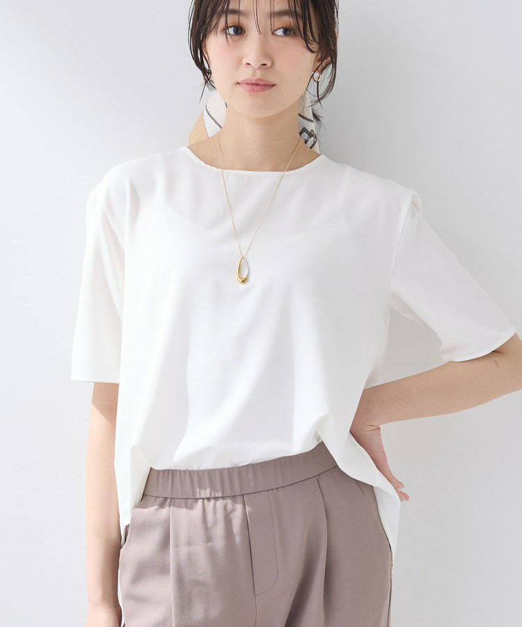 【SETUP可能】エアリーバックシャンブラウス