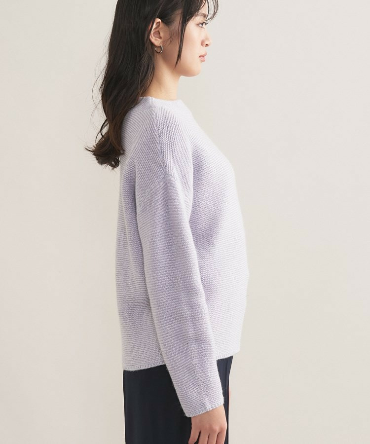 【洗える/大人ラメ】カラーMIXボトルネックニット16