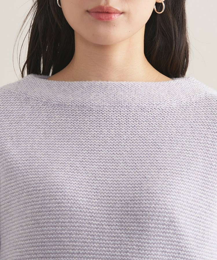 【洗える/大人ラメ】カラーMIXボトルネックニット18