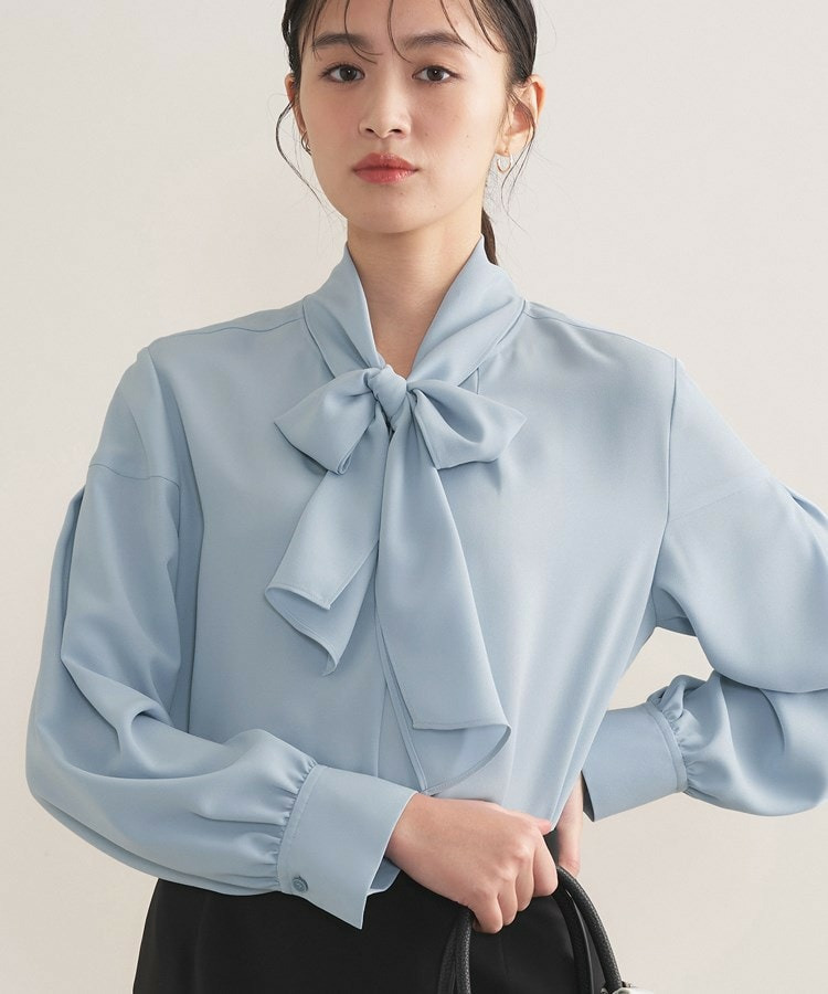 【セレモニー/洗える】ジョーゼットボウタイブラウス11