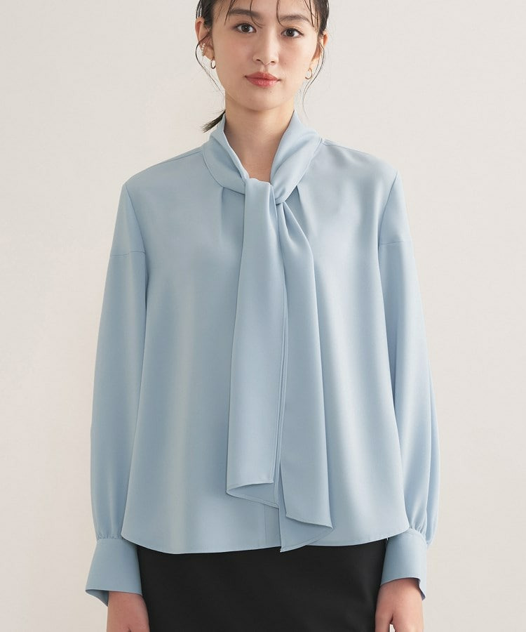 【セレモニー/洗える】ジョーゼットボウタイブラウス14