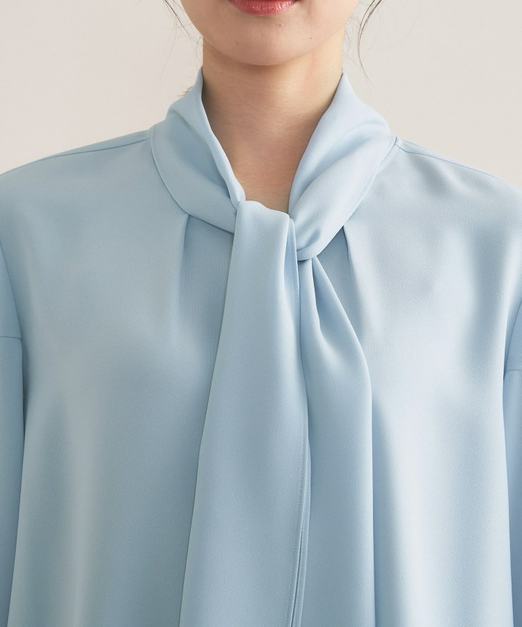 【セレモニー/洗える】ジョーゼットボウタイブラウス17