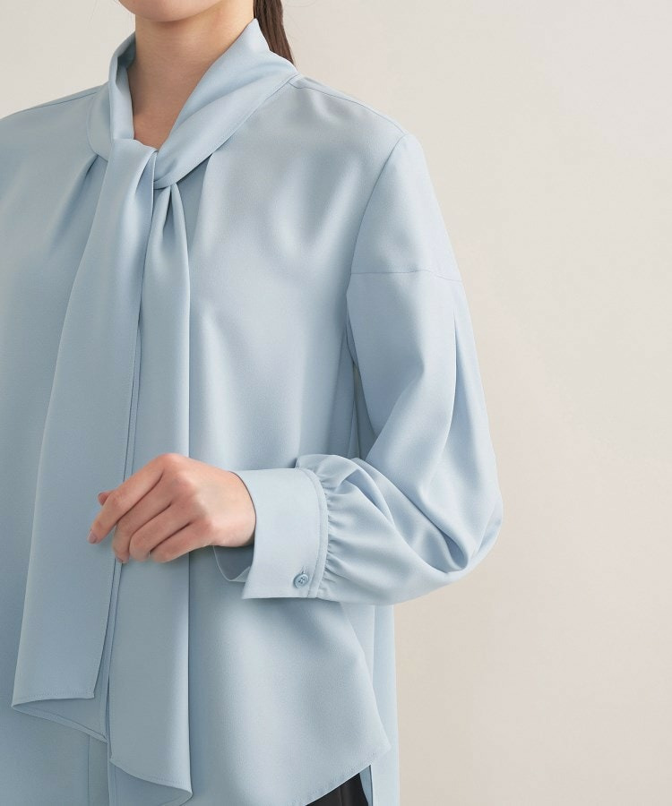 【セレモニー/洗える】ジョーゼットボウタイブラウス18