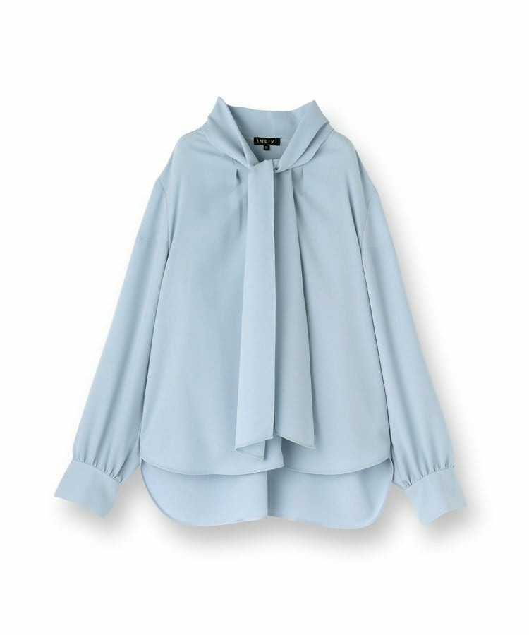 【セレモニー/洗える】ジョーゼットボウタイブラウス2