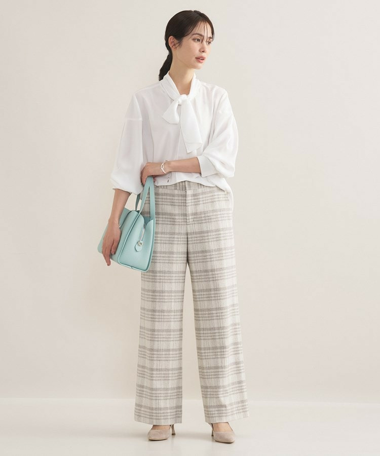 【セレモニー/洗える】ジョーゼットボウタイブラウス5