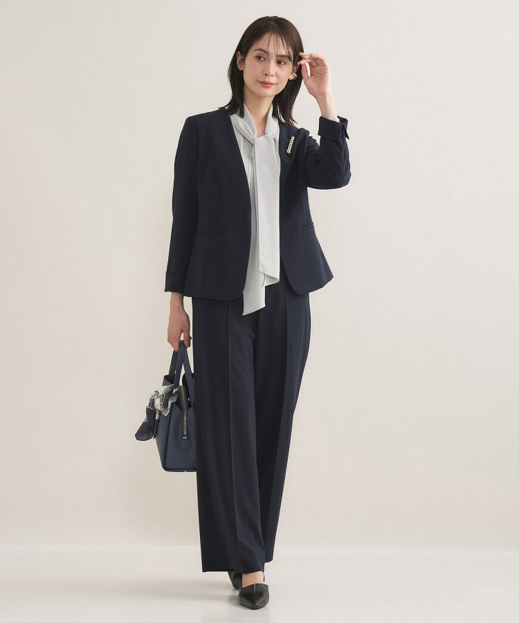 【セレモニー/洗える】ジョーゼットボウタイブラウス8