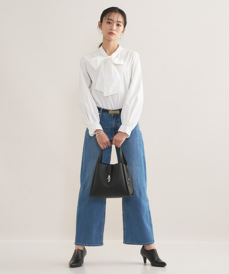 【2点セット/洗える/セレモニー】ツイードジレ&ボウタイブラウス8