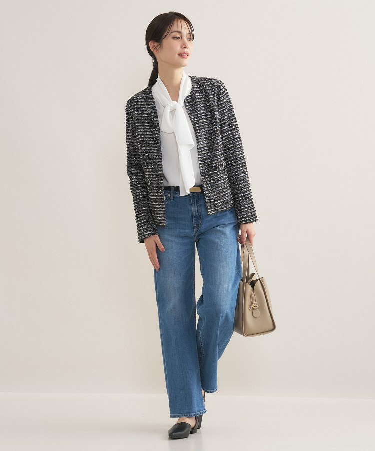 【セレモニー/洗える】ミックスツイードライトジャケット13