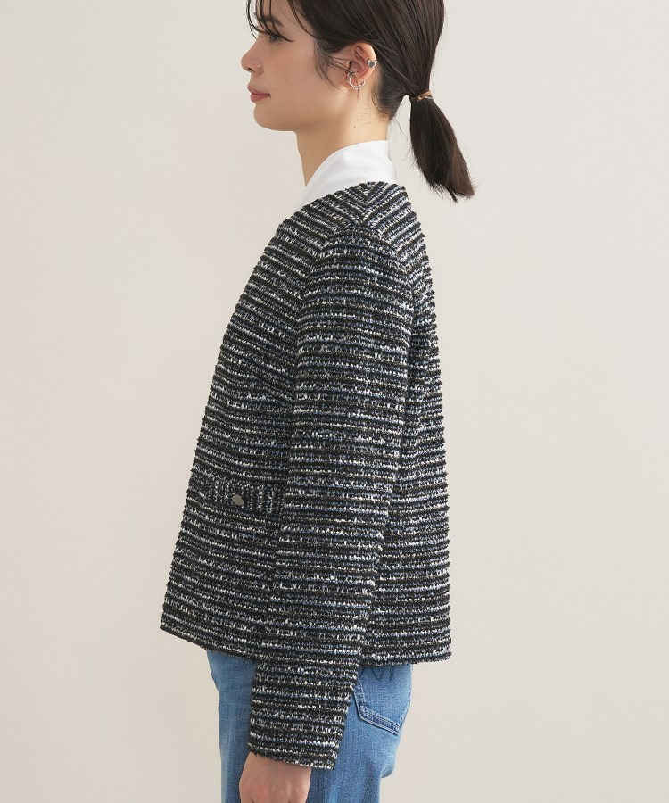 【セレモニー/洗える】ミックスツイードライトジャケット20