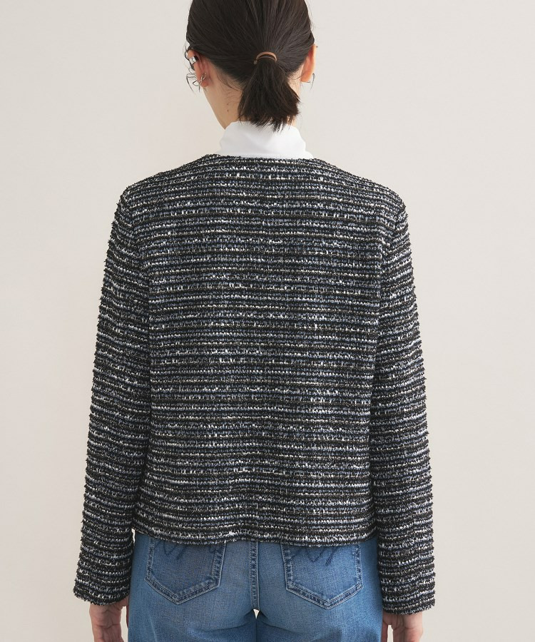 【セレモニー/洗える】ミックスツイードライトジャケット21