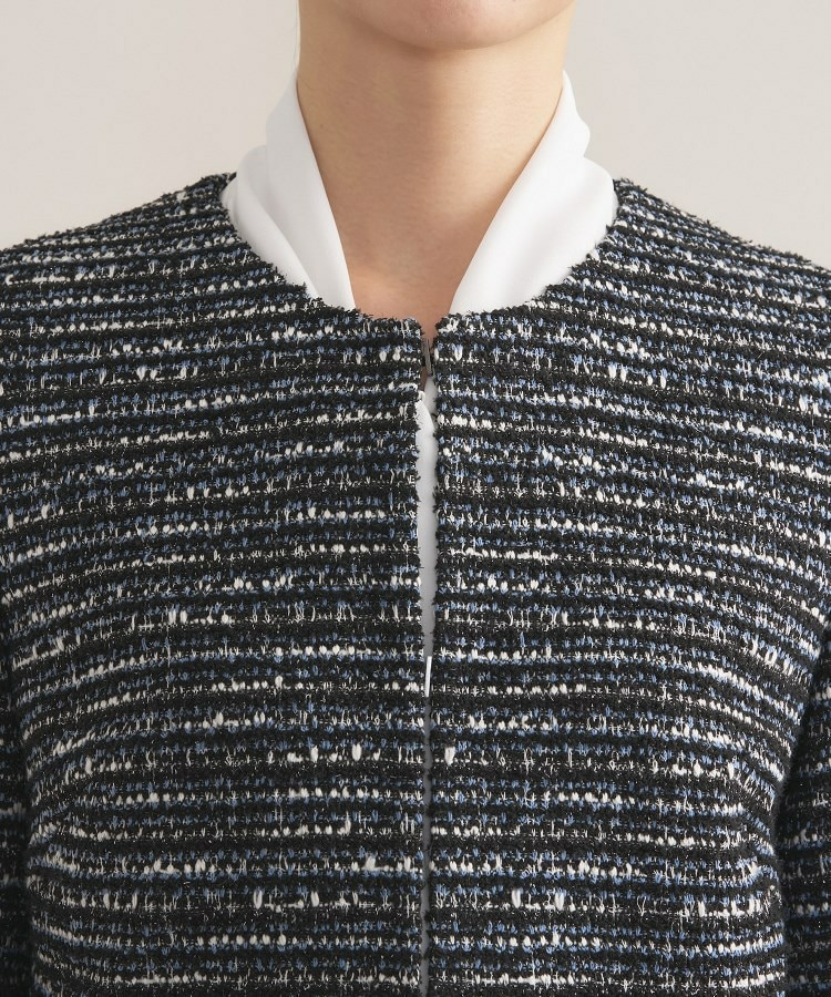 【セレモニー/洗える】ミックスツイードライトジャケット22