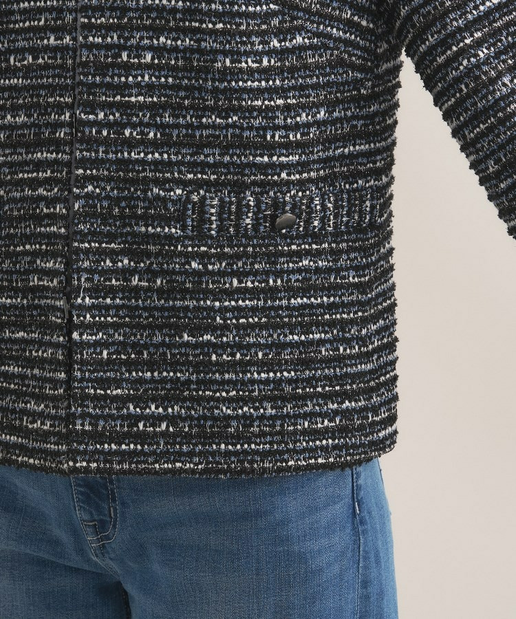 【セレモニー/洗える】ミックスツイードライトジャケット26