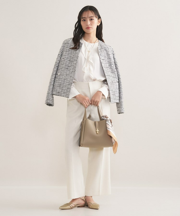 【セレモニー/洗える】ミックスツイードライトジャケット5