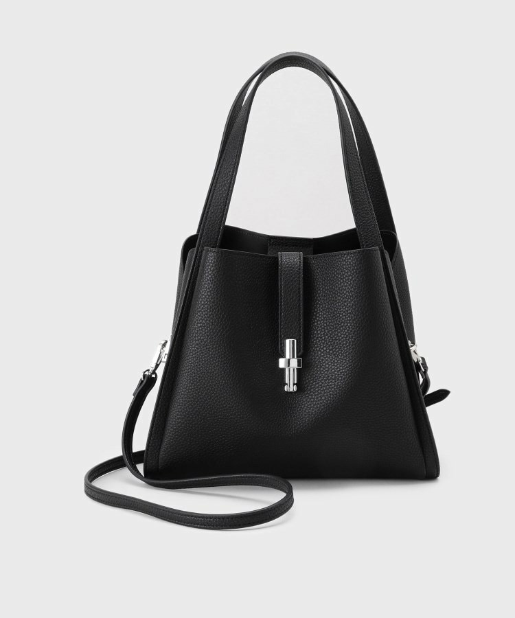 【合皮/ミドルサイズ】春カラーフォルムバッグ10